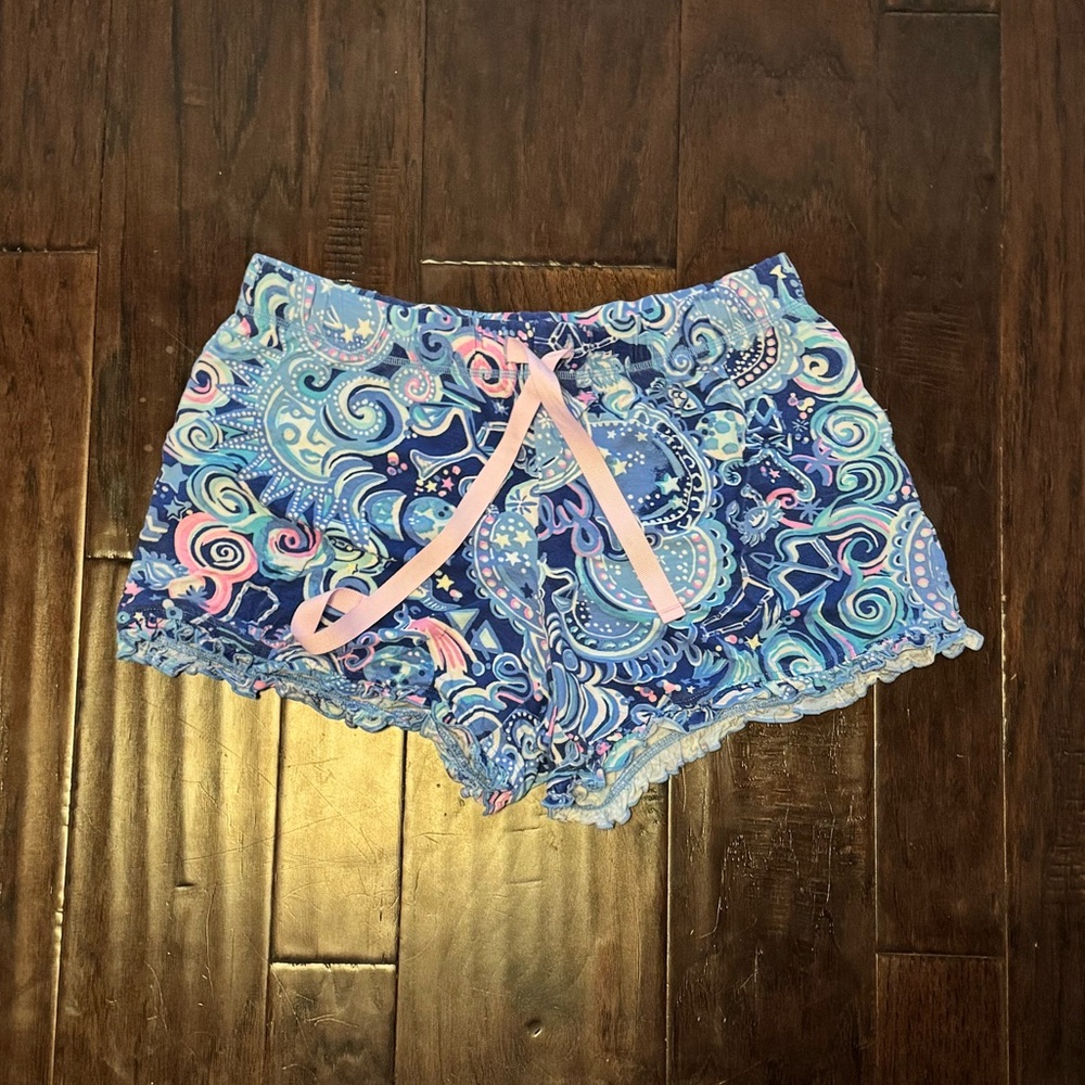 Lilly Pulitzer pajama shorts